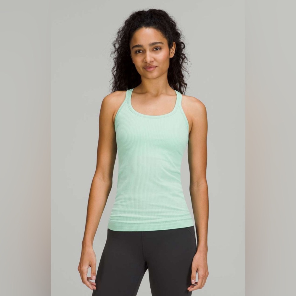 NWT Ebb to Street tank top Lululemon Wild mint